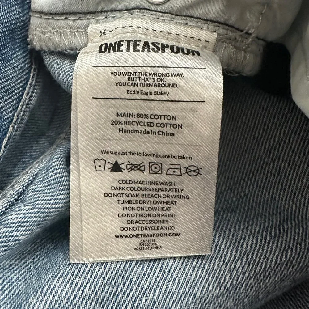 One Teaspoon Outlaws denim shorts